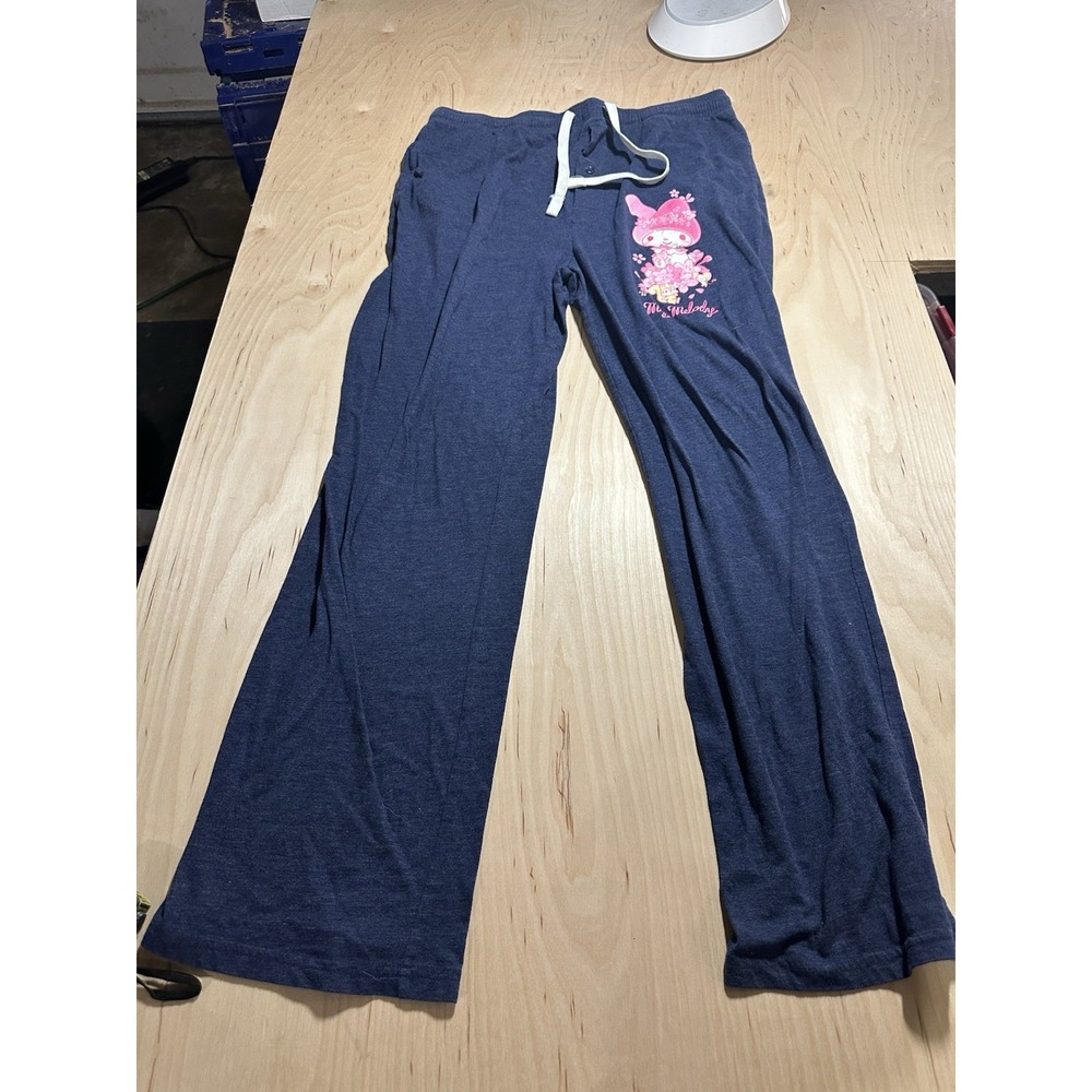 Box Lunch My Melody Loungewear Pants Heathers Blue W/Pockets Size XL